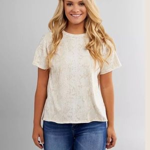 White Crow Snakeskin Pattern TShirt